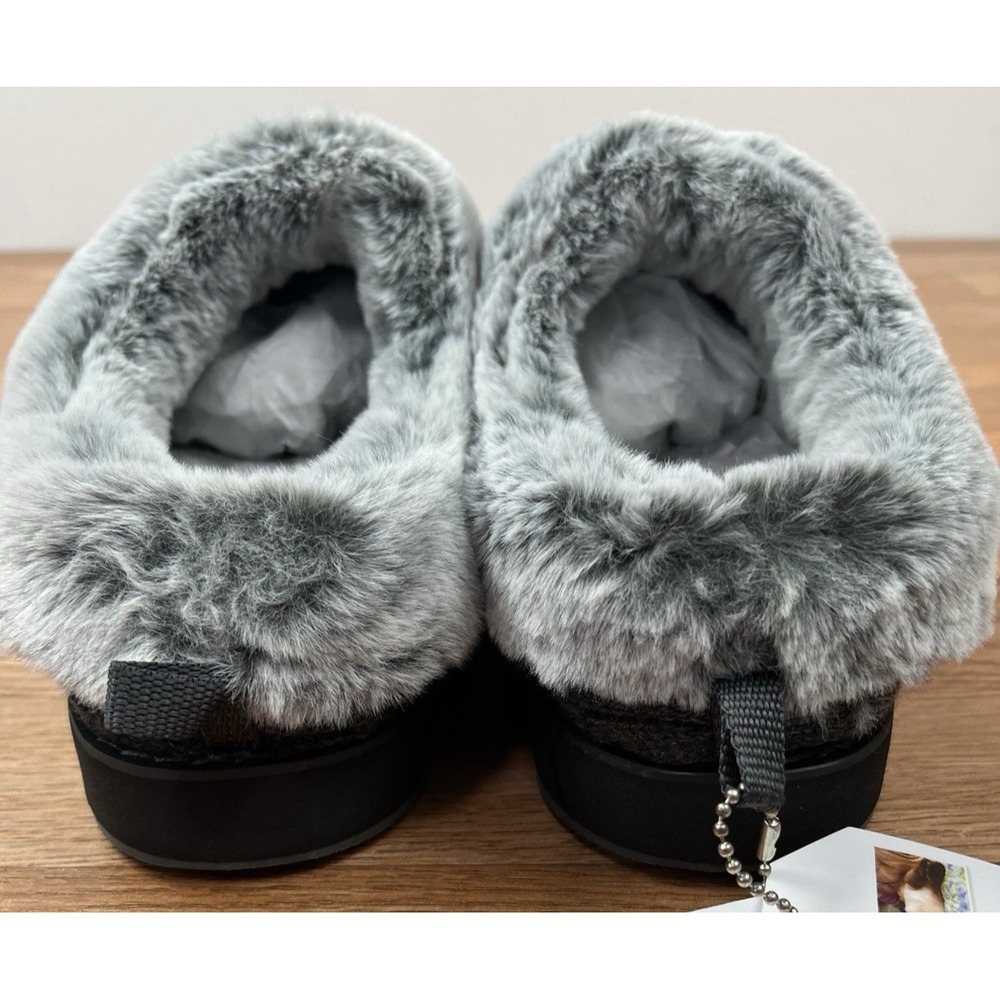 BOBS by Skechers Keepsakes Ice Angel Clog Slippers in Charcoal Womens 9.5 NEW - Picture 11 of 14